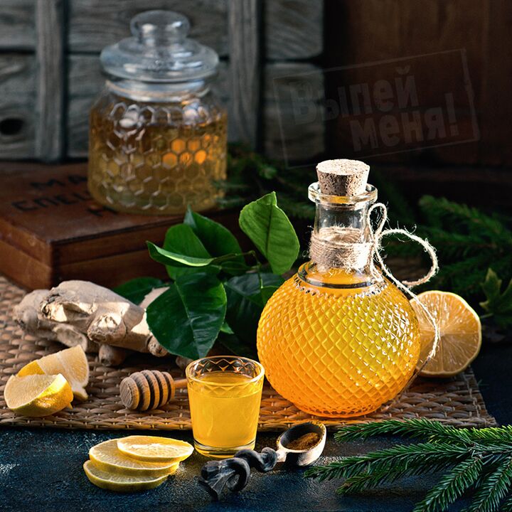 Moonshine tinktūra ar apelsīnu, ingveru un medu stiprinās vīrieša potenci